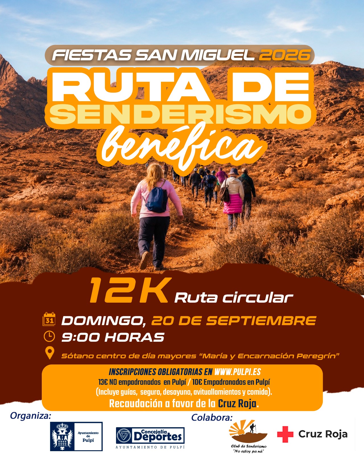 RUTA SENDERISMO SOLIDARIA FIESTAS 